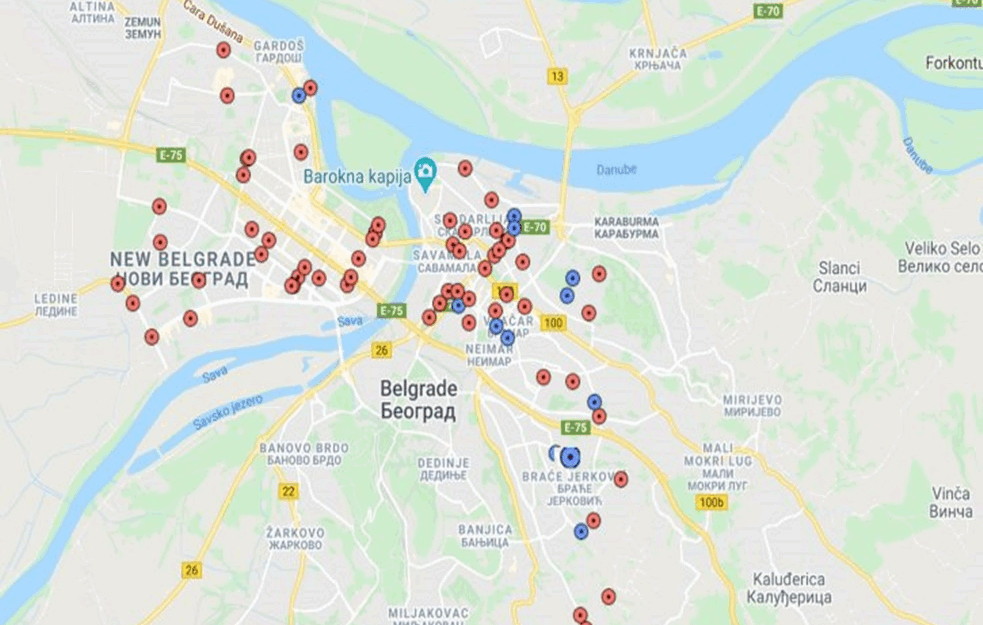 '<span style='color:red;'><b>VELIKI BRAT</b></span>' U BEOGRADU: Gde se nalaze kamere koje prate kretanje građana
