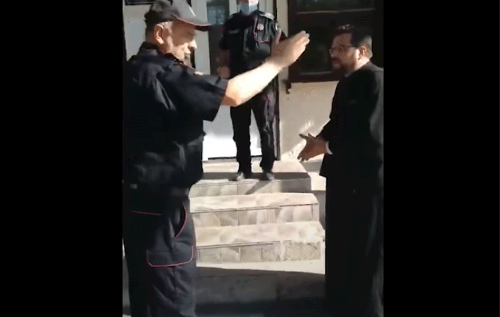 PORODIČNA DRAMA ĐAKONA DOJIĆA I DALJE TRAJE: Morao da se pričesti na granici, u pomoć došao otac iz Trebinja (VIDEO)