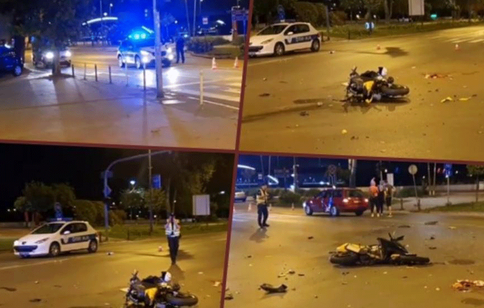 STRAVIČNA SAOBRAĆAJNA NESREĆA U NOVOM SADU: <span style='color:red;'><b>Kaciga</b></span> je pukla na dva dela, vozač motora u kritičnom stanju