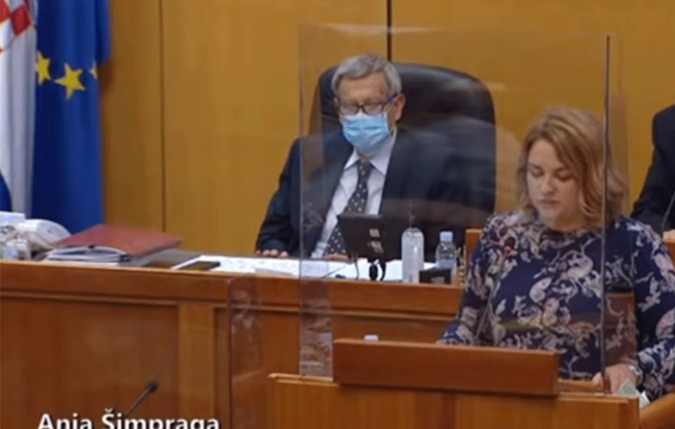 MUK U HRVATSKOM SABORU: Srpska poslanica je devojčica koja je bežala od \
