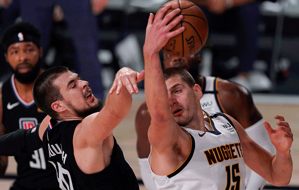 JOKIĆ I MAREJ UZVRATILI UDARAC: Denver dobio <span style='color:red;'><b>LA Klipers</b></span>e i izjednčaio u polufinalu Zapada!(VIDEO)