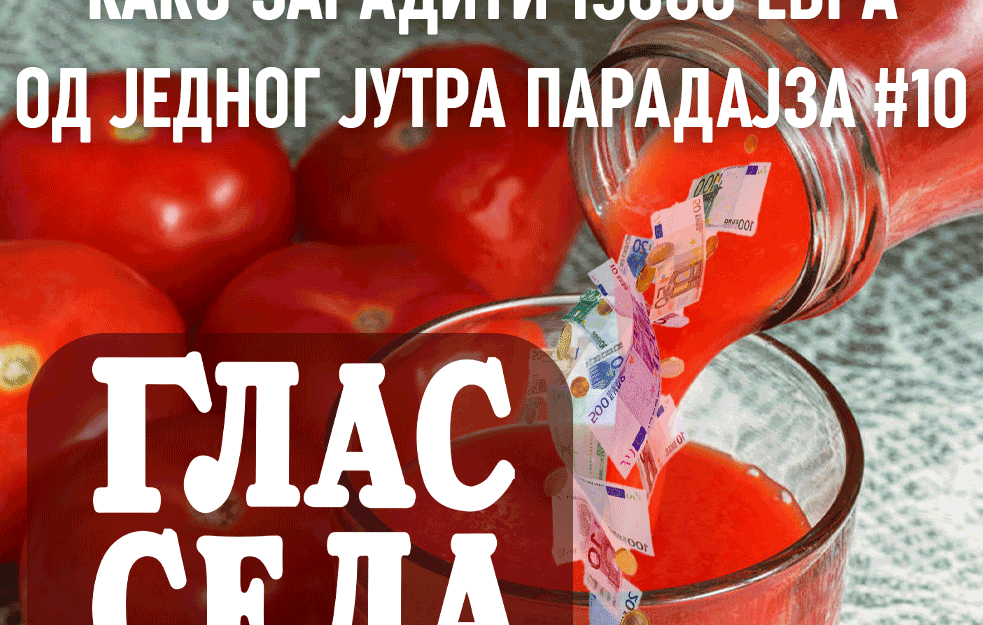 Kako zaraditi 15000 evra od jednog jutra paradajza? 