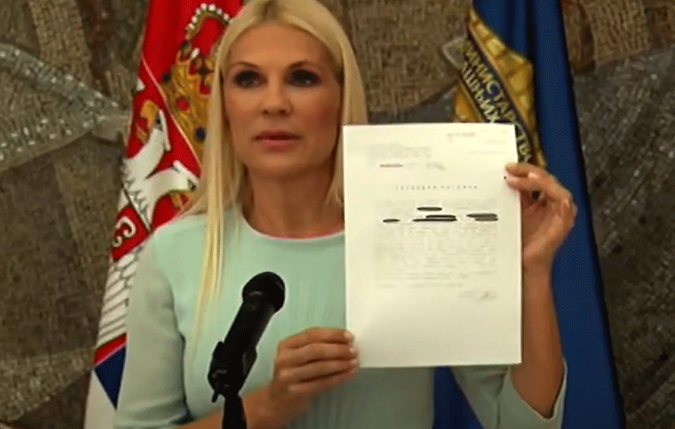 DRŽAVNA SEKRETARKA UGROZILA ISTRAGU U SLUČAJU NASILNIKA KONTIĆA: Biljana Popović Ivković na nacionalnoj televiziji mahala poverljivim dokumentima! 