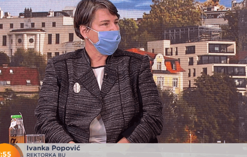 REKTORKA IVANKA POPOVIĆ: Nije u redu da sudente optužuju za širenje korone!