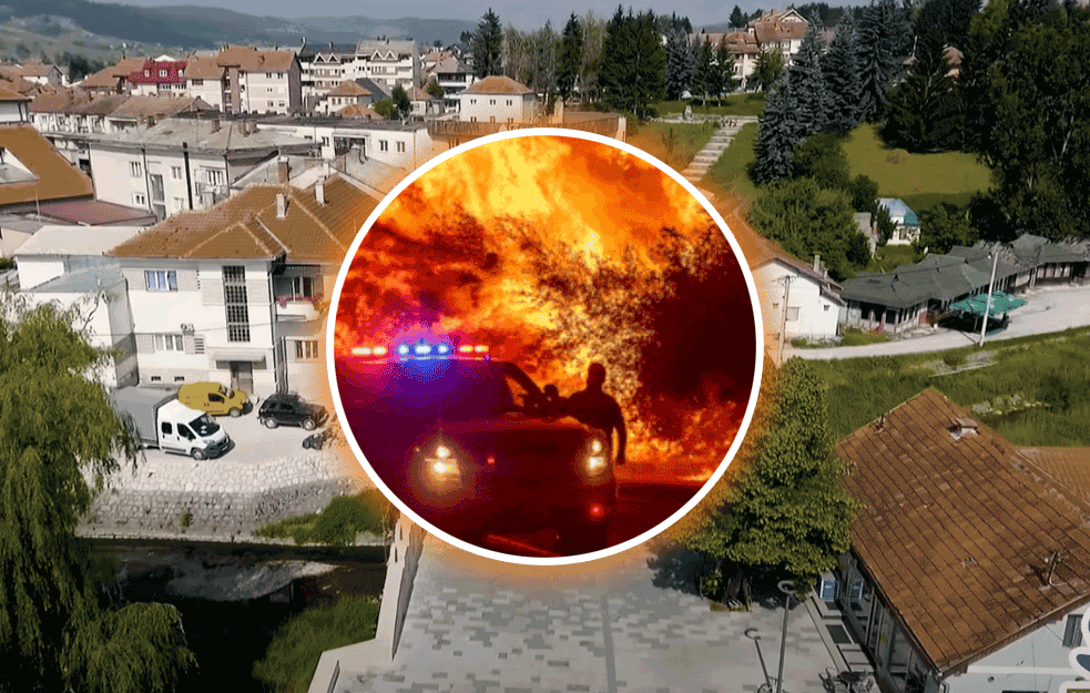 PRVI SNIMCI TRAGEDIJE IZ NOVOG PAZARA : Četvoro dece stradalo, roditelji u bolnici (VIDEO)