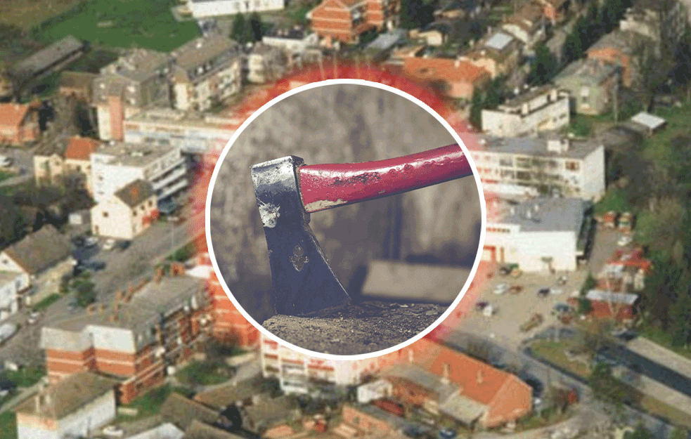 HOROR U POPOVAČI: Muškarac udarao SEKIROM suprugu, a zatim ZAPALIO KUĆU