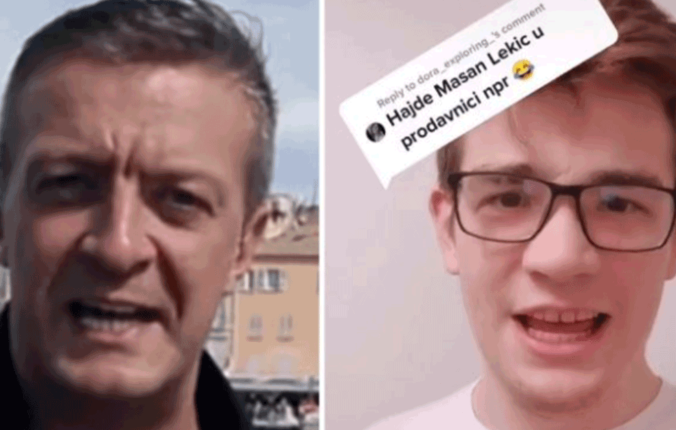 URNEBESNA <span style='color:red;'><b>IMITACIJA</b></span> MAŠANA LEKIĆA: Izveštaj iz prodavnice kao sa MESTA ZLOČINA! (VIDEO) 