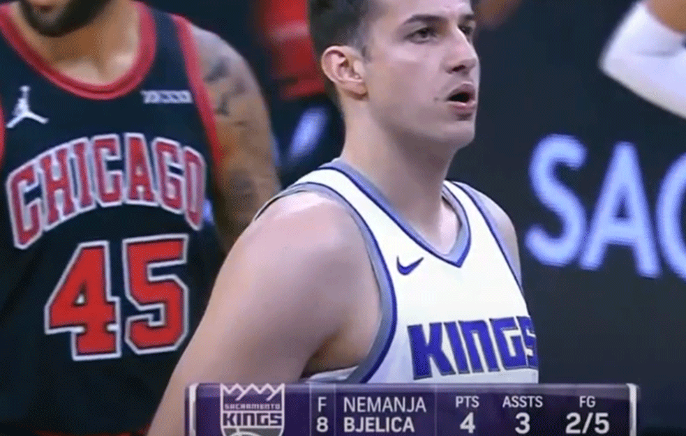 <span style='color:red;'><b>KINGSI</b></span> SAVLADALI BULSE, A BJELICA SE IGRA U NBA: Dodavanje srpskog igrača koje su svi zapazili! (VIDEO)