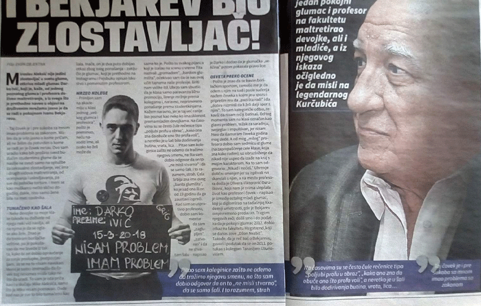 Medijska histerija oko Miroslava Aleksića: Neobjektivni Objektiv i Ivan Bekjarev?!