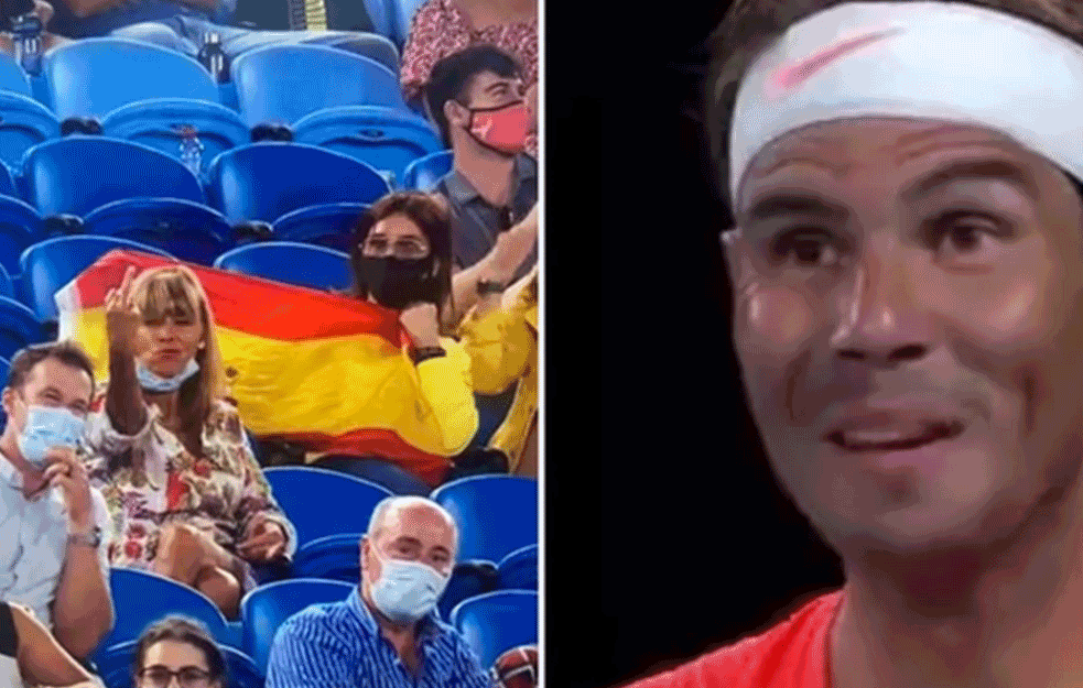NADALU POKAZALA SREDNJI PRST: Nezabeležen SKANDAL u Melburnu, <span style='color:red;'><b>Rafael Nadal</b></span> ŠOKIRAN!           