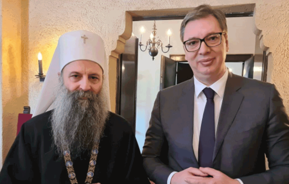 VUČIĆ SE SASTAO SA NOVIM PATRIJARHOM: Nakon ustoličenja, predsednik razgovarao sa patrijarhom PORFIRIJEM!




