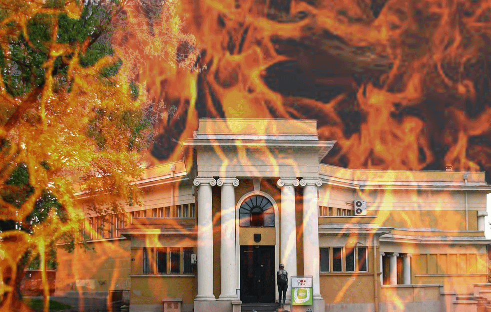 POŽAR NA KALEMEGDANU! <span style='color:red;'><b>Paviljon</b></span> CVIJETA ZUZORIĆ u plamenu!