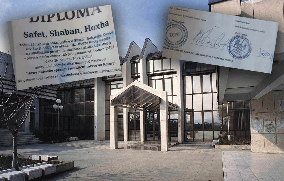 GLAS JAVNOSTI SAZNAJE: Veštačenje BIA dokazalo da je DIPLOMU SUDIJE USTAVNOG SUDA U PRIŠTINI, SAFETU HODŽI, potpisao lično REKTOR KRAGUJEVAČKOG UNIVERZITETA! 