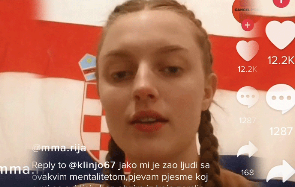 MLADA HRVATICA OTPEVALA 'HEROJE SA KOŠARA': Sa hrvatskom zastavom slavila junake koji su branili <span style='color:red;'><b>Košare</b></span> i izazvala prava BURU! (VIDEO)
