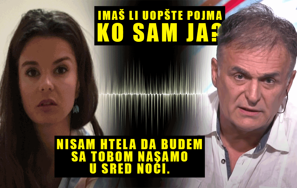 ISPLIVAO JEZIVI SNIMAK RAZGOVORA LEČIĆA I ŠTAJNFELDOVE? 'Ti misliš da ja svoj KU..C MEĆEM u nekog koga NE POŠTUJEM?'  