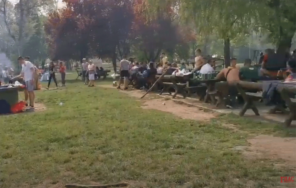 ADA KRCATA ZA <span style='color:red;'><b>URANAK</b></span>: Beograđani uživaju uz roštilj i pivo (VIDEO)