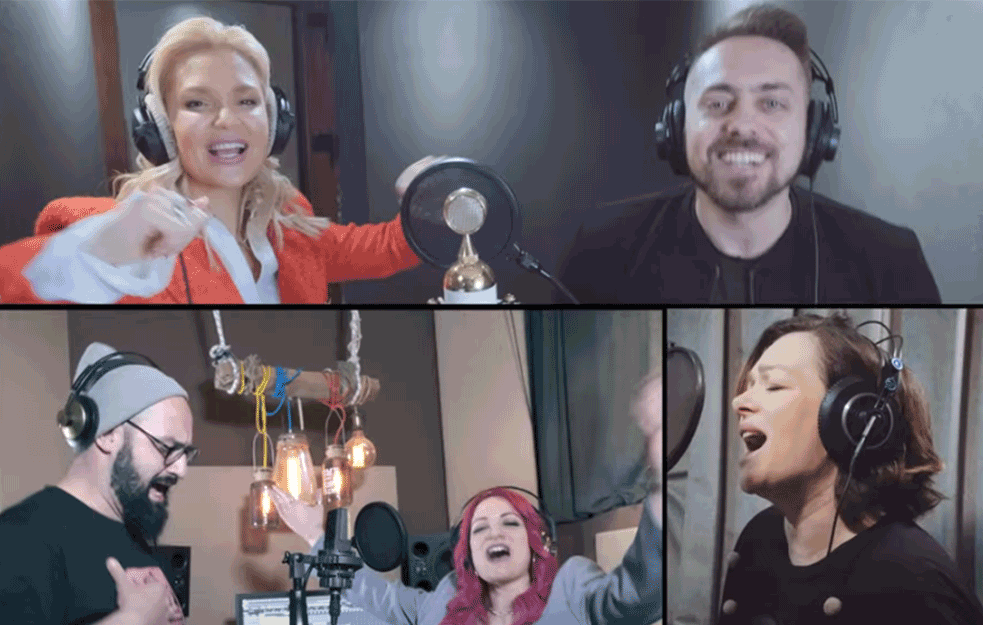 REGIONALNI PROJEKAT MUZIČARA: Ivana Peters, Lena Kovačević, Marko Louis, Tamara Todevska, Sashka Janx i Igor Simić u pesmi “Udahni”! (VIDEO) 
