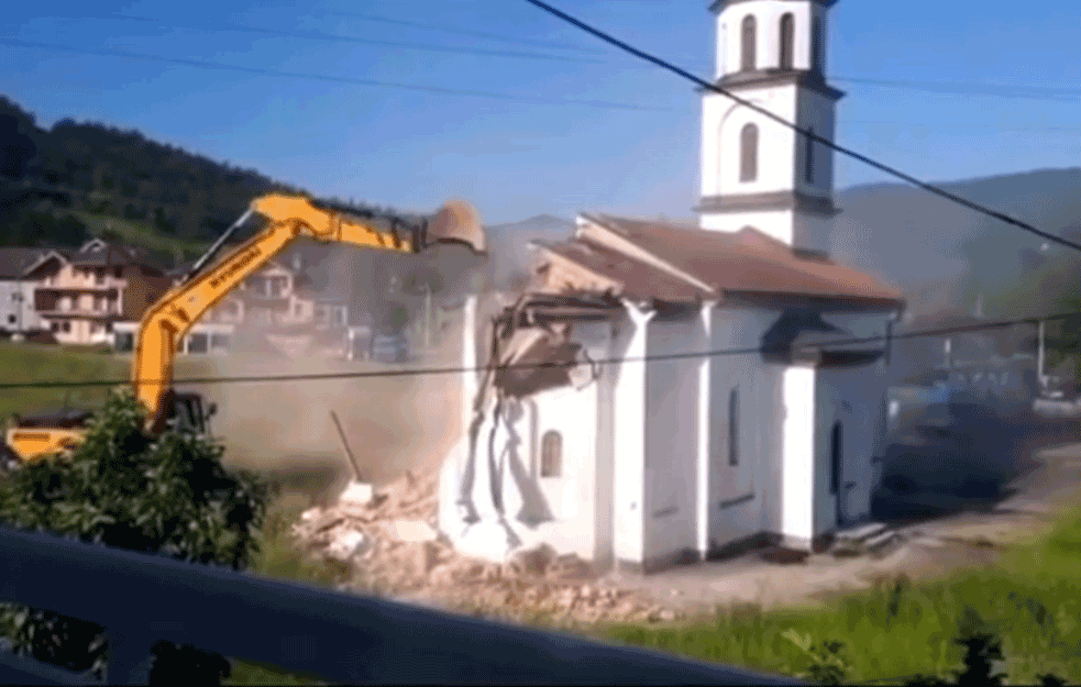 SRUŠENA SRPSKA PRAVOSLAVNA CRKVA IZ DVORIŠTA FATE ORLOVIĆ KRIJE TAJNU: Podignuta umesto kule u kojoj su mučeni i ubijani Srbi! (VIDEO) 