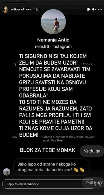 Foto: Instagram story