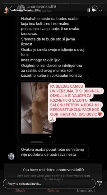 Foto: Instagram story