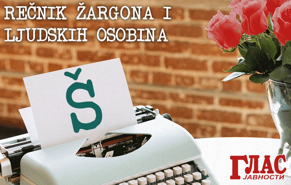 DA LI STE ČULI ZA ŠUVAKLIJU? Pročitajte u VELIKOM REČNIKU ŽARGONA u izdavaštvu GLASA JAVNOSTI koji ćete dobiti GRATIS u elektronskom obliku! 