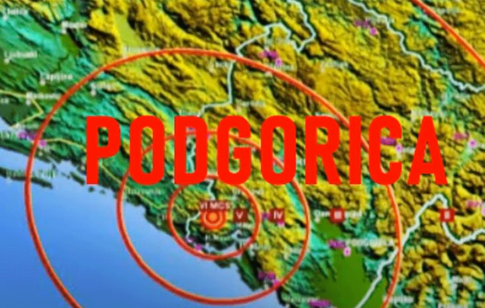 CRNU GORU POGODIO JOŠ JEDAN ZEMLJOTRES: Epicentar blizu Podgorice! 
