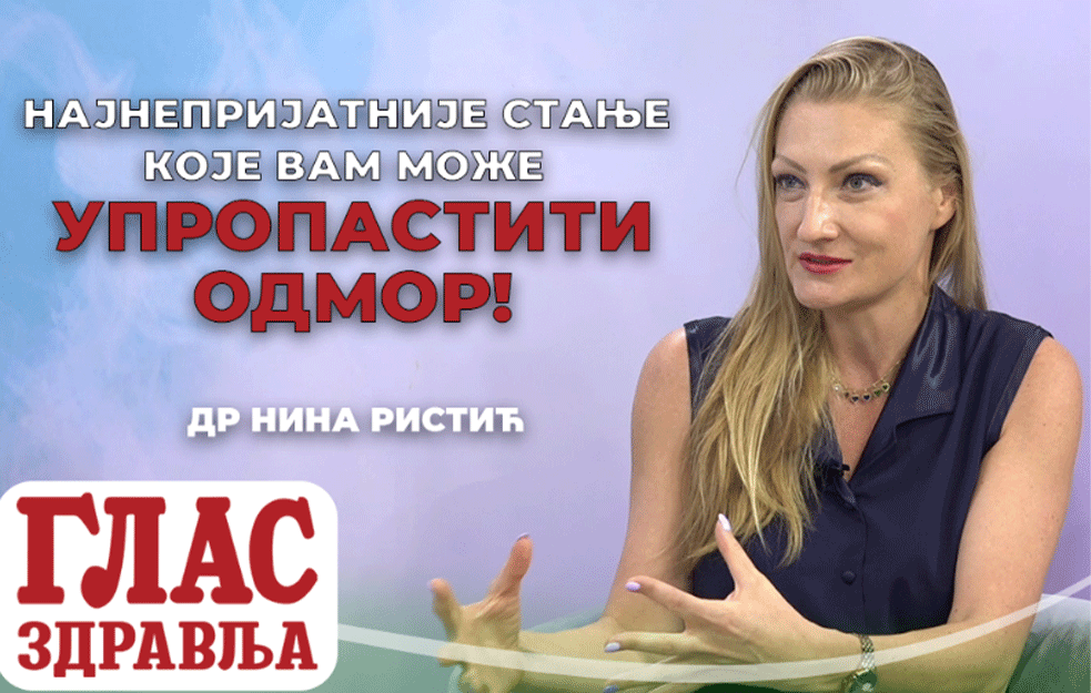  Gastroenterolog dr NINA RISTIĆ: Kako da vam ne presedne <span style='color:red;'><b>godišnji odmor</b></span>? (VIDEO)