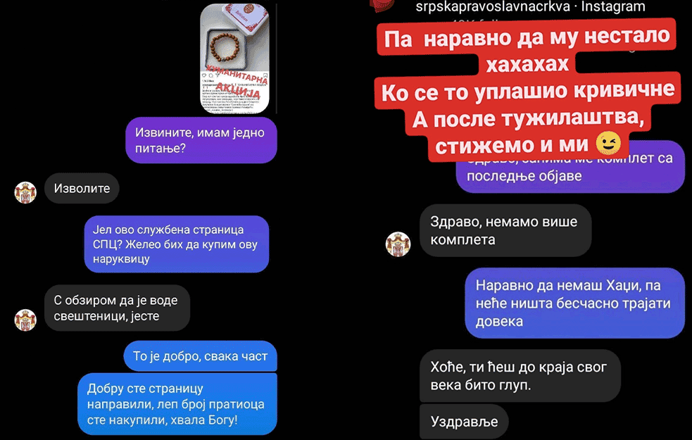 Foto: Instagram/Printscreen/srpskapravoslavnacrkva