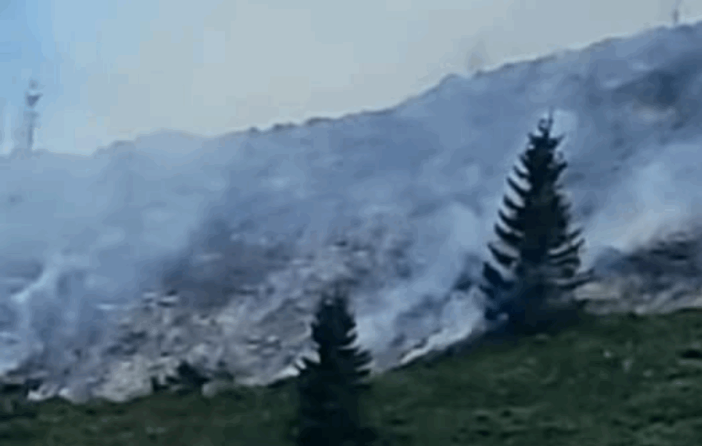 POŽAR NA KOPAONIKU: Gorelo <span style='color:red;'><b>nisko rastinje</b></span>, vatrena stihija izbila na lokaciji Krčmar! (VIDEO) 
