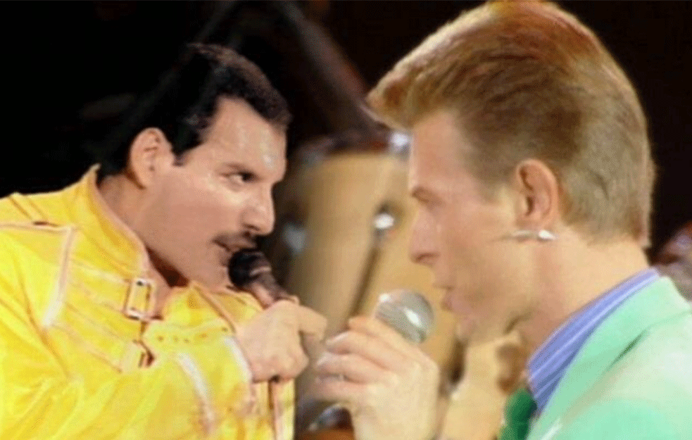 NEVEROVATAN NAČIN NASTANKA KULTNOG HITA! <span style='color:red;'><b>Queen</b></span> i David Bowie su mrtvi pijani napisali  