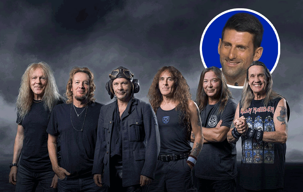 '<span style='color:red;'><b>AJRON MEJDEN</b></span>' SE NA NOVOM ALBUMU ZAHVALIO NOVAKU ĐOKOVIĆU: Legendarni metalci vole NOLETA! (FOTO)