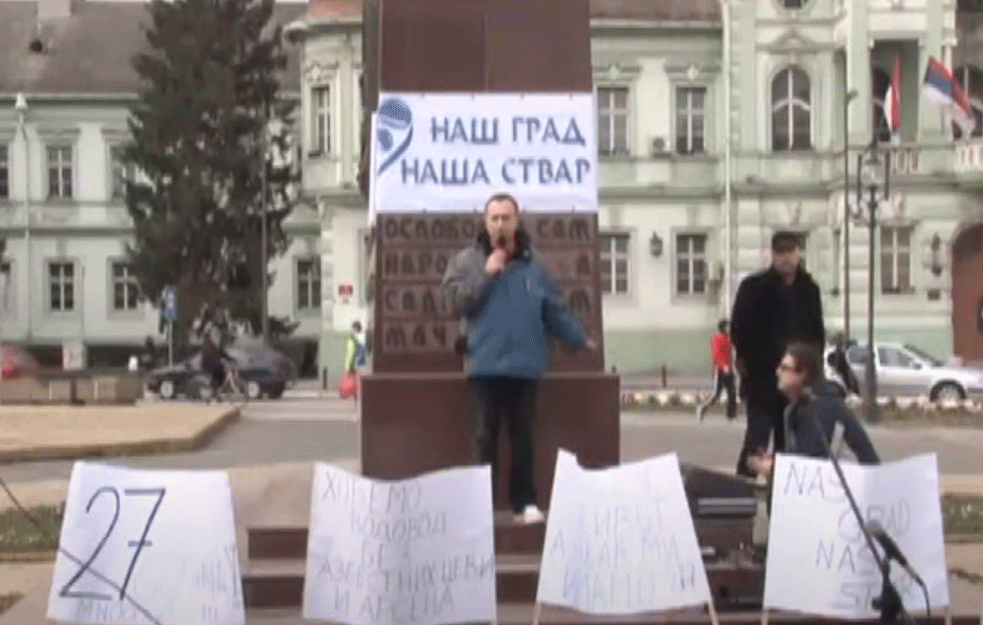 ALEKSANDAR JOVANOVIĆ ĆUTA NAJAVIO NOVI PROTEST U ZRENJANINU: 17 godina bez pijaće vode, nadležni ni da zucnu