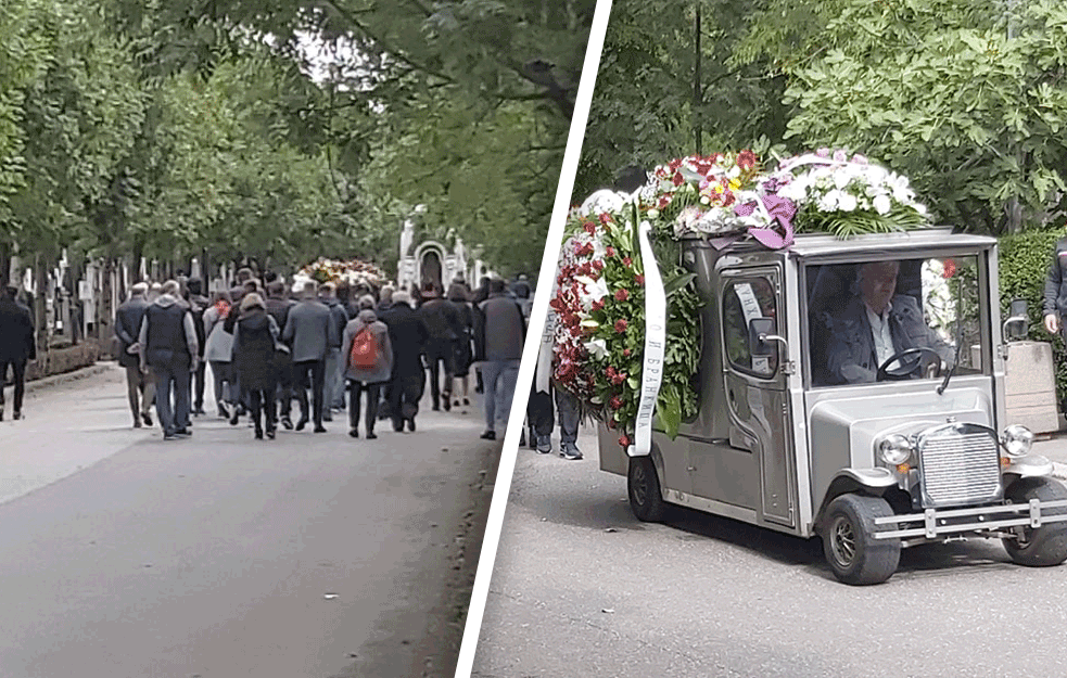 SAHRANJENA MARINA TUCAKOVIĆ: Poslednji oproštaj na NOVOM GROBLJU od CECE, BRENE i KARLEUŠE! (VIDEO)