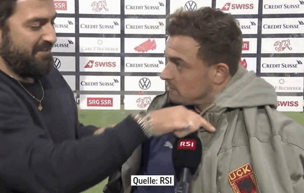 NE DA  MU ĐAVO MIRA! NON-STOP PROVOCIRA SRBIJU: Đerdan šaćiri daje izjavu u jakni ZLOČINAČKE OVK! FIFA, UEFA, `de ste?  