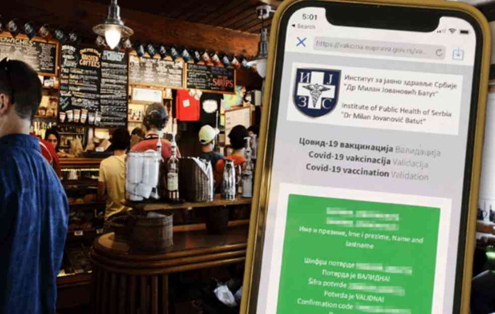 KOMUNALCI SAMO REŽU ZBOG KOVID PROPUSNICA: U Novom Sadu ispraznili objekat, u Nišu gazda nije imao sertifikat