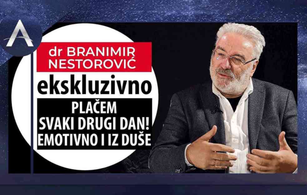 DOKTOR NESTOROVIĆ EKSKLUZIVNO: Plačem svaki drugi dan! Emotivno i iz duše (VIDEO)