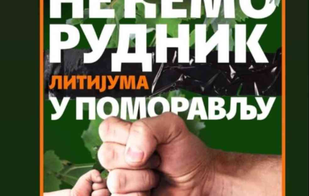 POMORAVLJE NA NOGAMA! Ne želimo rudnik litijuma! Ovo je borba za našu decu i unuke!