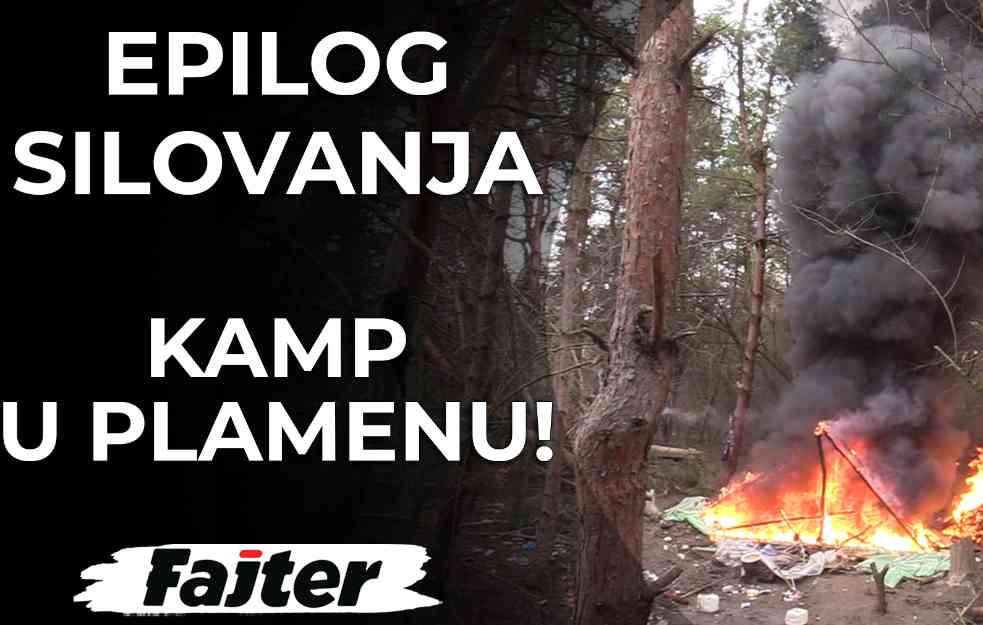 MIGRANT pokušao da SILUJE DEVOJKU kod MALOG POŽAREVCA, kamp BUKNUO U PLAMENU! (VIDEO)