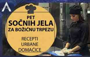SAMO NA <span style='color:red;'><b>TV AVALA</b></span>: PET SOČNIH JELA URBANE DOMAĆICE ZA BOŽIĆNU TRPEZU! (VIDEO)
