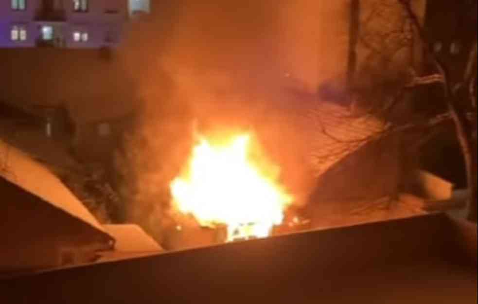 POŽAR U NOVOM SADU! Eksplodirala plinska boca, vatrogasci na terenu (VIDEO) 