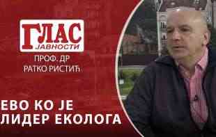 PROFESOR DR RATKO RISTIĆ: EVO KO JE LIDER EKOLOGA, A OVAKO ĆU GLASATI (VIDEO)