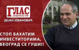 DEJAN JOVANOVIĆ: STOP bahatim INVESTITORIMA – Beograd se GUŠI! (VIDEO)