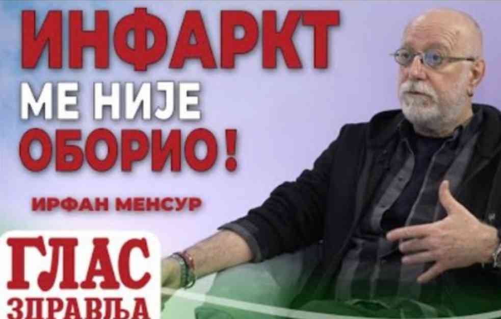 IRFAN MENSUR: Infarkt me nije oborio, već devet godina ŽIVIM sa tri bajpasa (VIDEO)