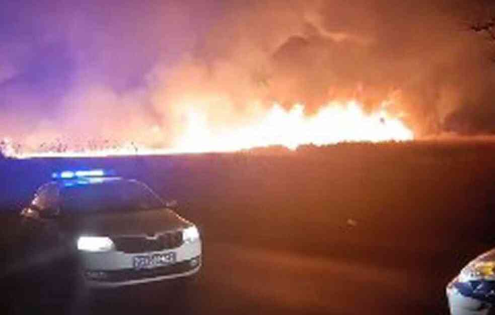 GORI RIBNJAK U FUTOGU: Dramatični snimci vatrene stihije, ljudi beže pred plamenom (VIDEO)