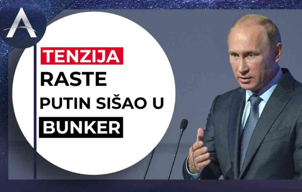 TENZIJA RASTE: Vladimir Putin sišao u BUNKER, ISPALJENE TAJNE RAKETE (VIDEO)