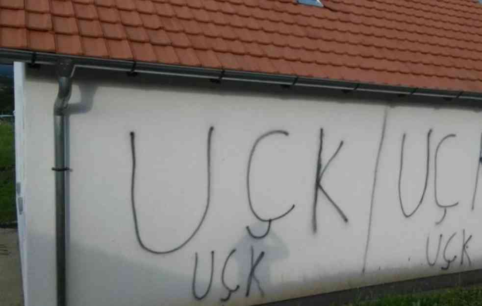 ZABRINJAVAJUĆE : Srbi iz Suvog Dola uznemireni nakon ispisivanja grafita terorističke tzv. 
