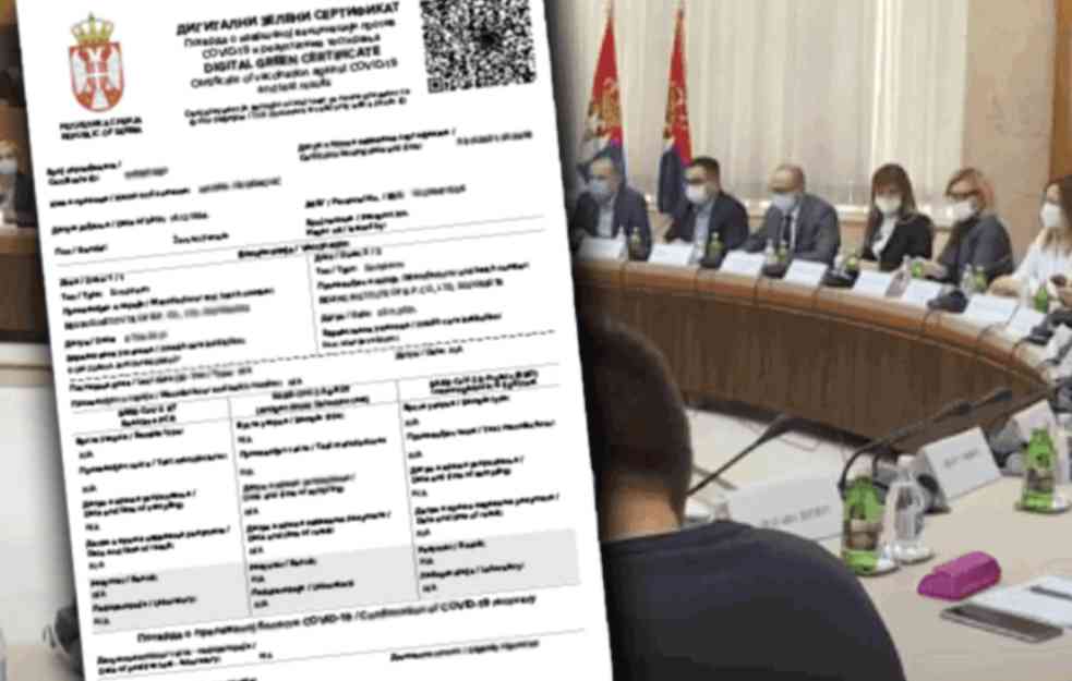 KRIZNI ŠTAB ZAKAZAO SEDNICU: KRAJ! Evo kada se planira UKIDANJE KOVID PROPUSNICA