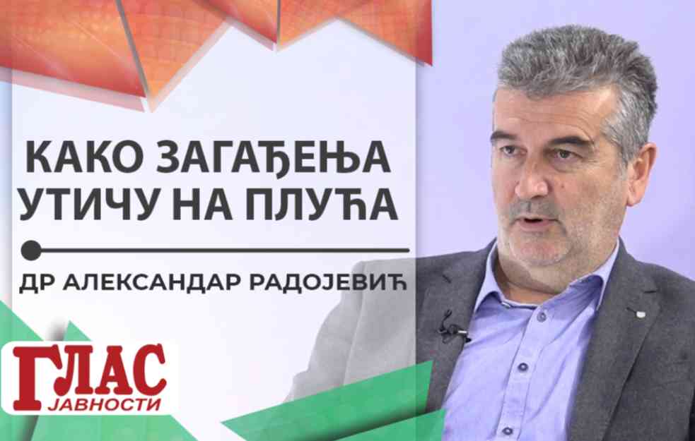 Dr ALEKSANDAR RADOJEVIĆ: Kako zagađenja utiču na pluća? (VIDEO)
