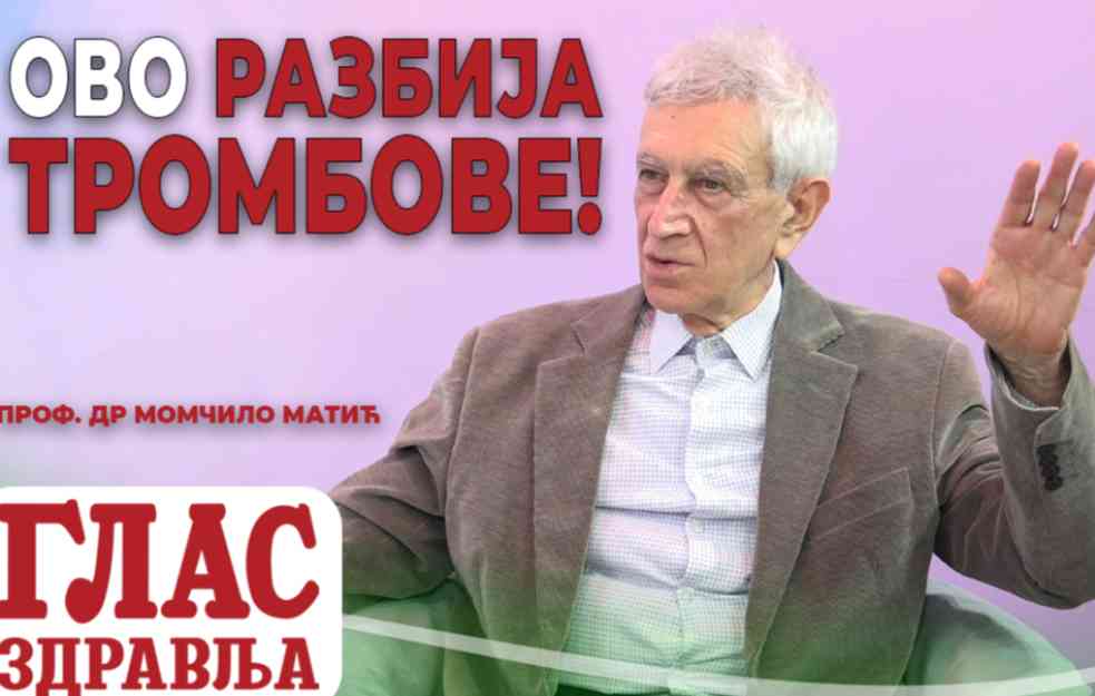 SVE O KRVNIM UGRUŠCIMA:  Ovo jedite SVAKOG DANA - razbija trombove! (VIDEO)