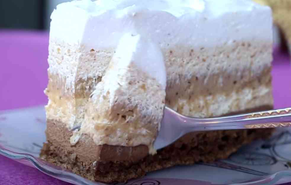 PENASTA TORTA OD ČOKOLADE : Ukus podseća na nes kafu, ko voli ovo je pravi izbor za njega